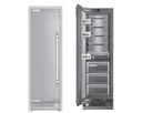 ILVE UFFC24SIN 24 inch Freezer Column with 12.3 cu. ft. Capacity, Automatic Ice Maker, up to 3.9 lb Daily Production, Full Size Ceiling LED Illumination Panel, Panel Ready