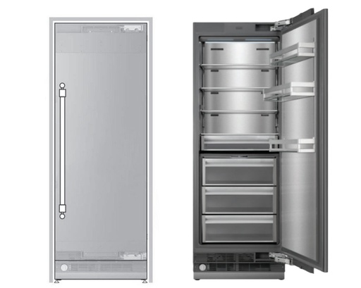 [URFC30SNWPRY] ILVE URFC30SNW 30 inch Refrigerator Column with 16 cu. ft. Capacity, Internal Water Dispenser, Reversible Door 
