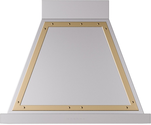 [UANB30SSG] ILVE UANB30 Nostalgie II Noblesse 30 inch Range Hood with 600 CFM (Stainless Steel, Brass)