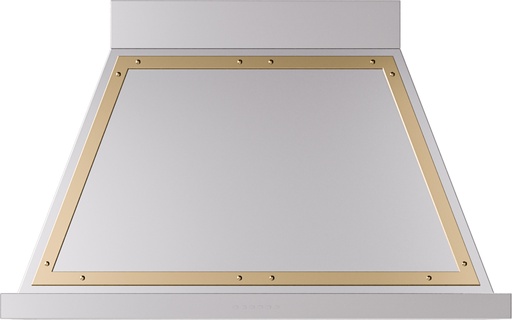 [UANB40SSG] ILVE UANB40 Nostalgie II Noblesse 40 inch Range Hood with 600 CFM (Stainless Steel, Brass)