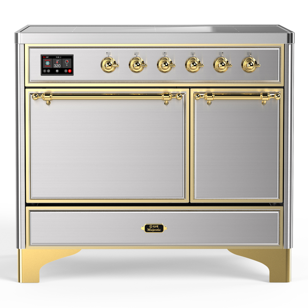 ILVE UMDIB40N Majestic III 40 inch Induction Range with 6 Elements, 3.82 cu. ft. Total Oven Capacity