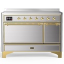 ILVE UMIB48N Majestic III 48 inch Induction Range with 6 Elements, 5.02 cu. ft. Total Oven Capacity