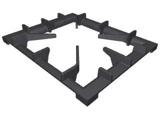 [EA2630027000000] ILVE Parts EA2630027000000 Cast Iron Grill (Hole 120Mm) (A/092/02/10)