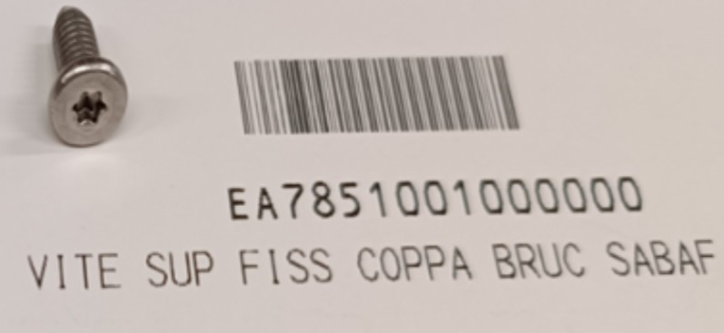 ILVE Parts EA7851001000000 Screw (A/602/25)