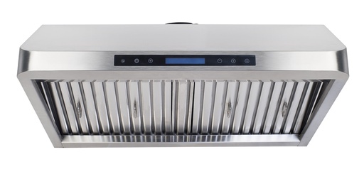 [VEHOOD3010] Verona VEHOOD3010 30 inch Low Profile Under Cabinet Range Hood with 560 CFM, Stainless Steel Baffle Filters and LED Lighting in Stainless Steel